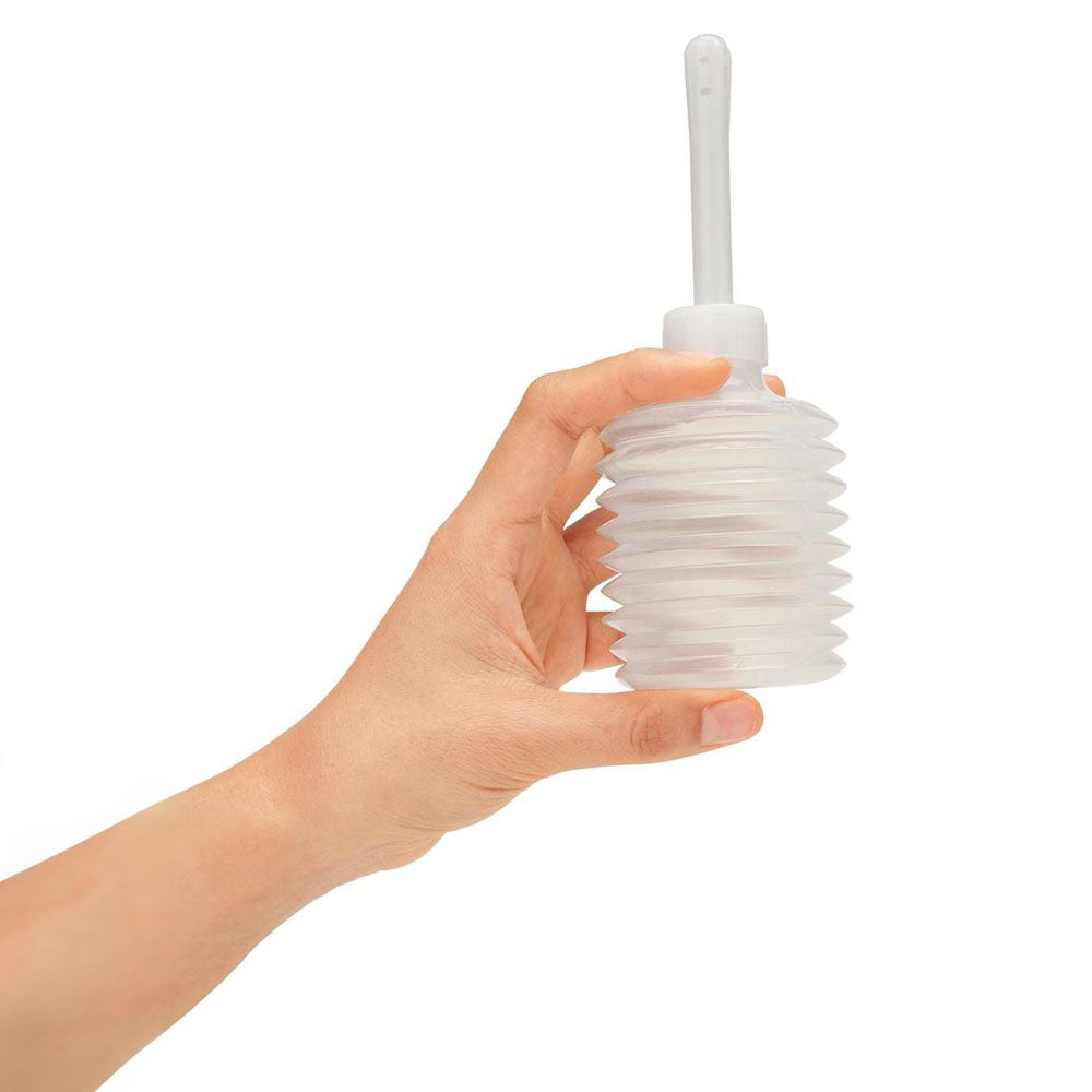 AquaClean 4 Piece Douche Set with Interchangeable Nozzles - 220 ml Capacity with Free Travel Douche Included Xgen Products