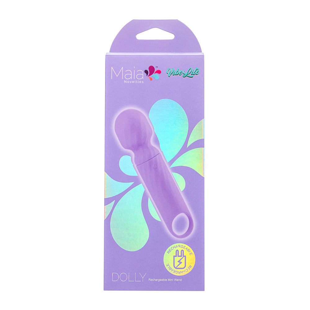 Maia DOLLY - Purple - Purple 12.7 cm USB Rechargeable Massage Wand Maia Toys