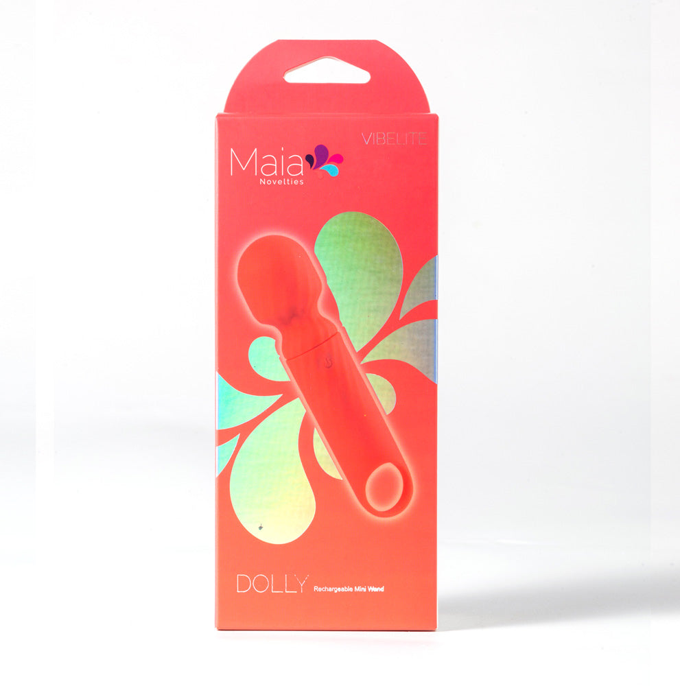 Maia DOLLY - Orange - Orange 12.7 cm USB Rechargeable Massage Wand Maia Toys