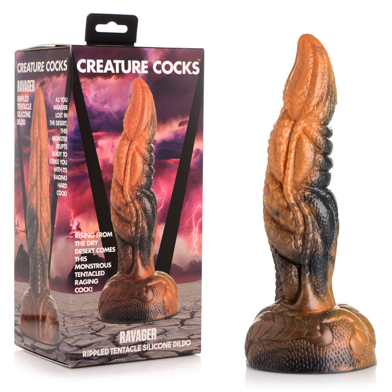 Creature Cocks Ravager Rippled Tentacle Dildo - Club X