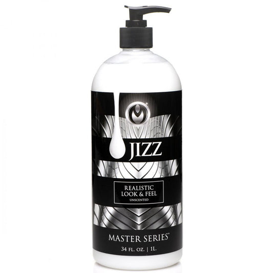 Master Series Jizz - 1000 ml - Water Based Cum Lubricant - 1000 ml Bottle White - Club X