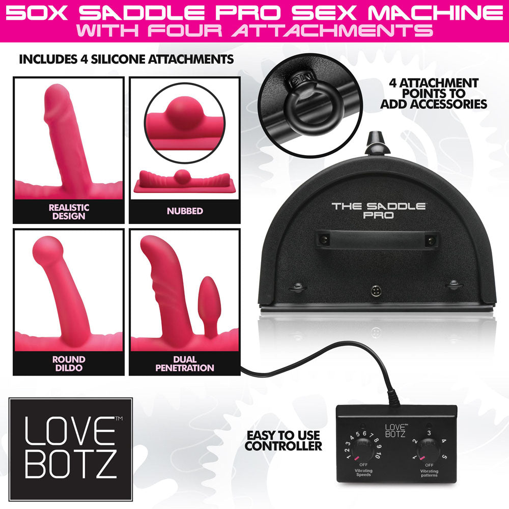 LoveBotz 50X Saddle Pro Sex Machine - Club X