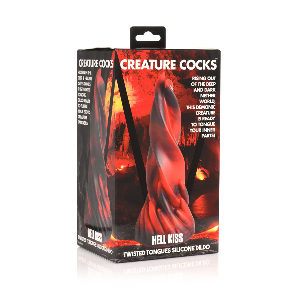 Creature Cocks Hell Kiss Twisted Tongues Dildo - Club X