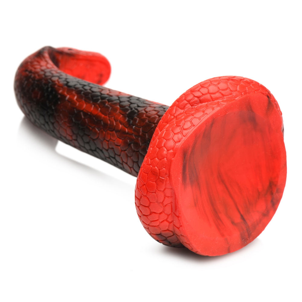Creature Cocks King Cobra Silicone Dildo - Red 21.4 cm Fantasy Dildo Xr Brands
