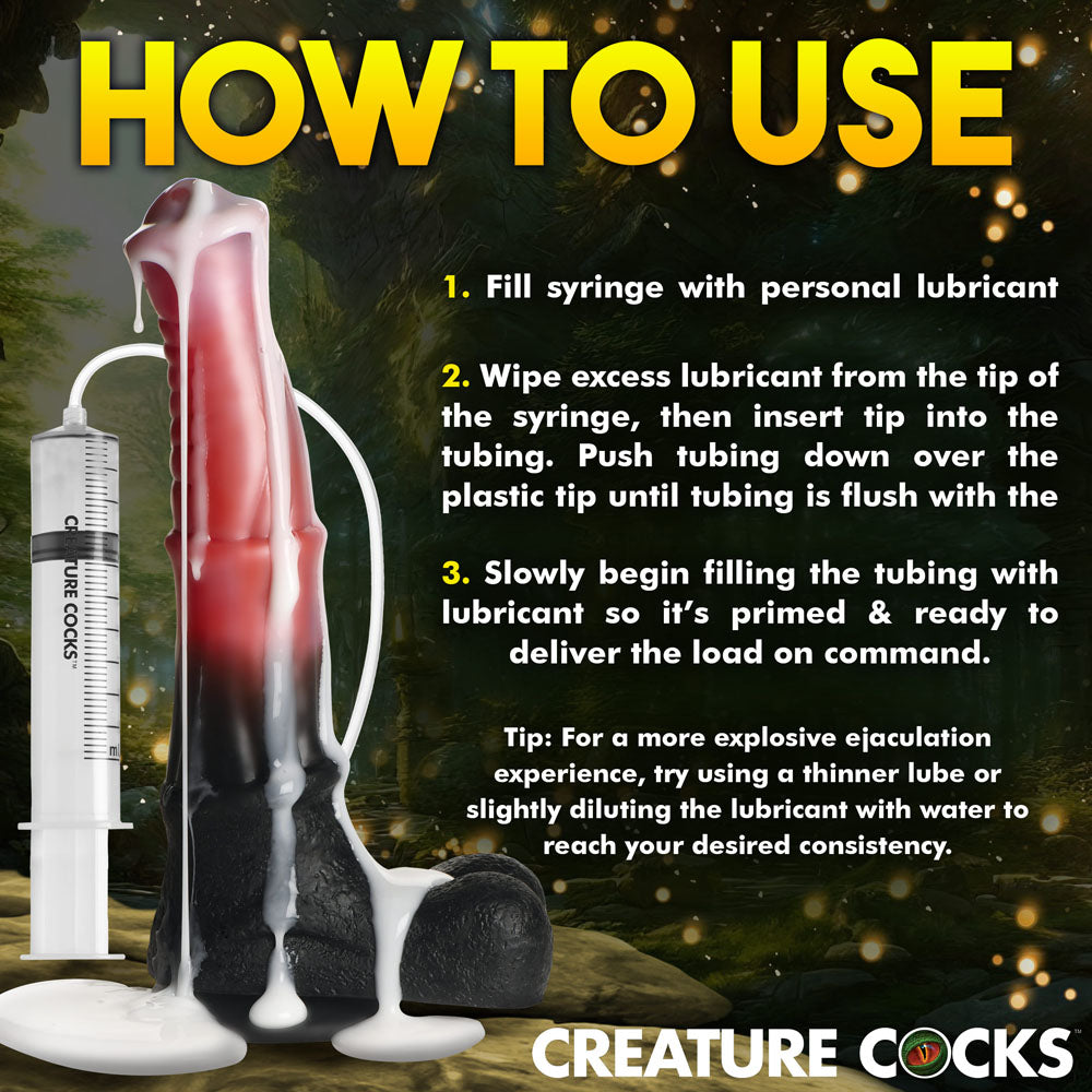 Creature Cocks Centaur Explosion Squirting Dildo - Club X