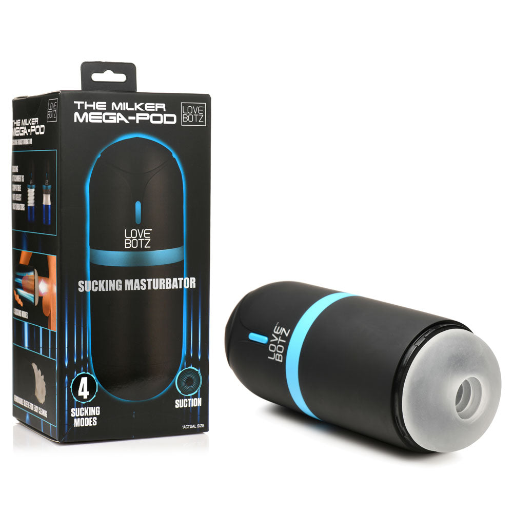 LoveBotz The Milker Mega-Pod - USB Rechargeable Male Masturbator Default Title - Club X