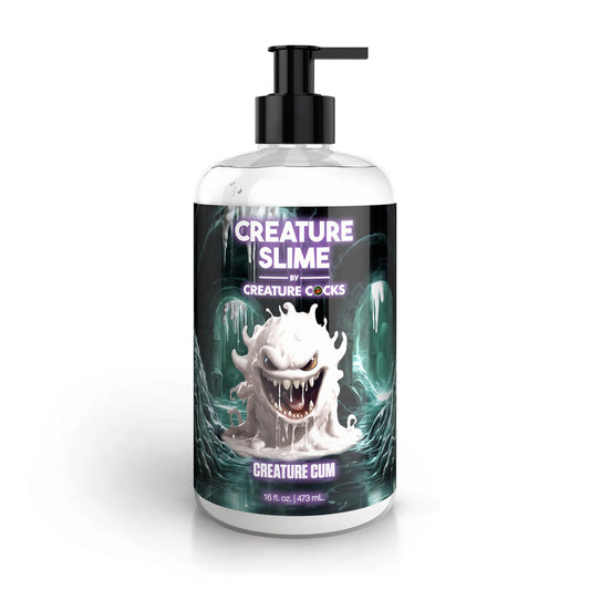 Creature Slime by Creature Cocks - Creature Cum - Cum Lubricant - 473 ml Pump Bottle White - Club X
