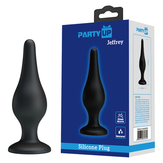 Party Up JEFFREY Butt Plug - Black 14 cm Butt Plug Party Up