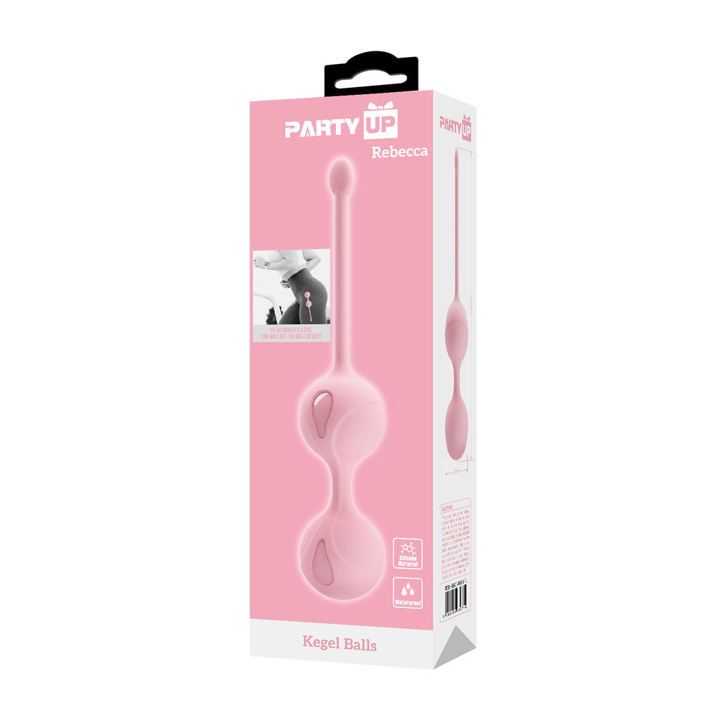Party Up REBECCA Kegel Balls - Pink - Pink Kegel Balls Party Up