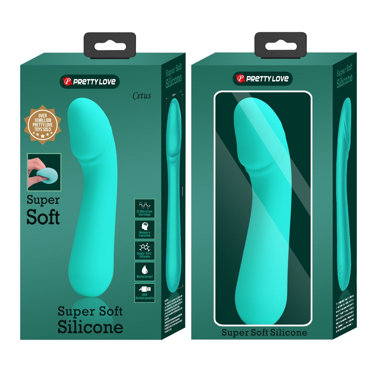 Pretty Love Cetus Soft Flexible Vibrator - Club X