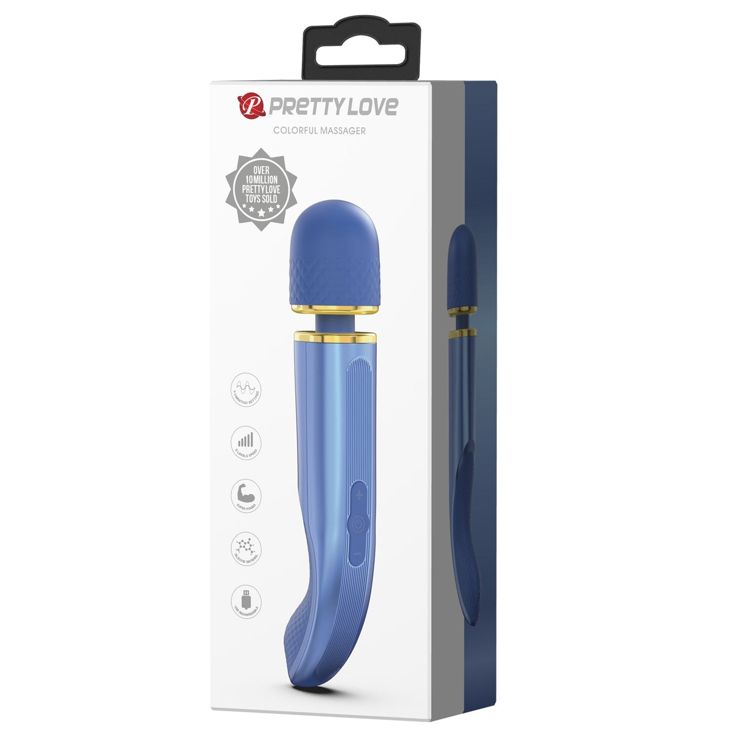 Pretty Love Colorful Massager Wand - Club X