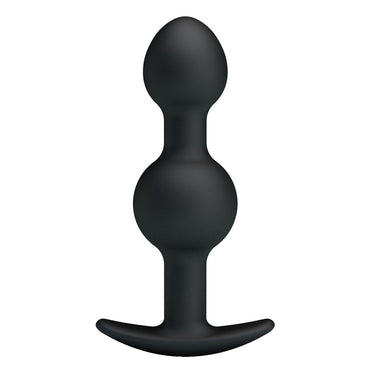 Party Up JAMES Anal Bead Plug - Black 10.4 cm Beaded Butt Plug Party Up