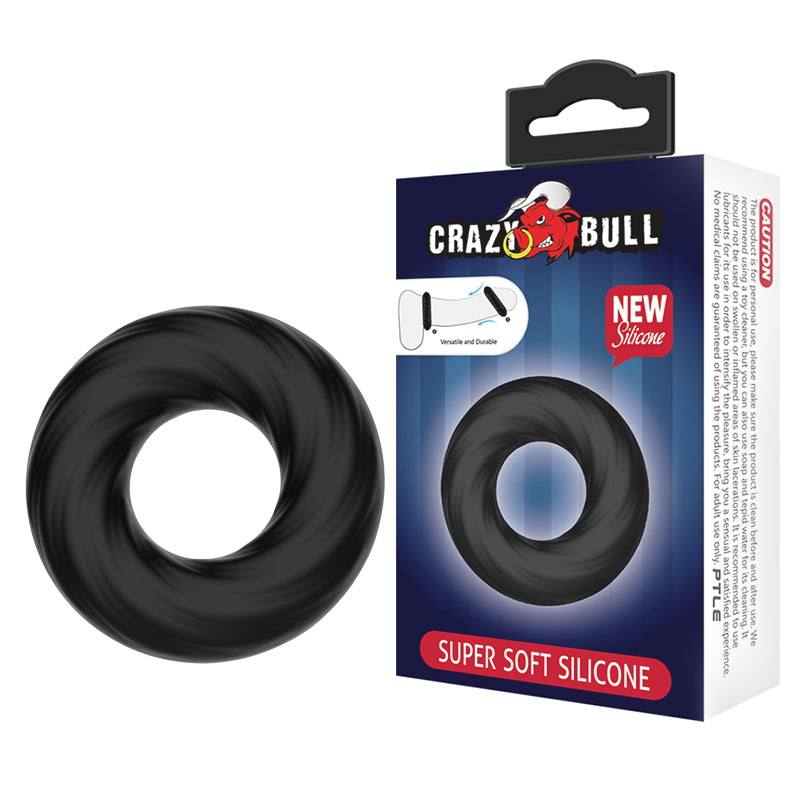 CRAZY BULL Cock Ring - Black Cock Ring Pretty Love