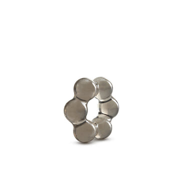 Stay Hard Thick Bead Cock Ring - Black Cock Ring Blush Novelties