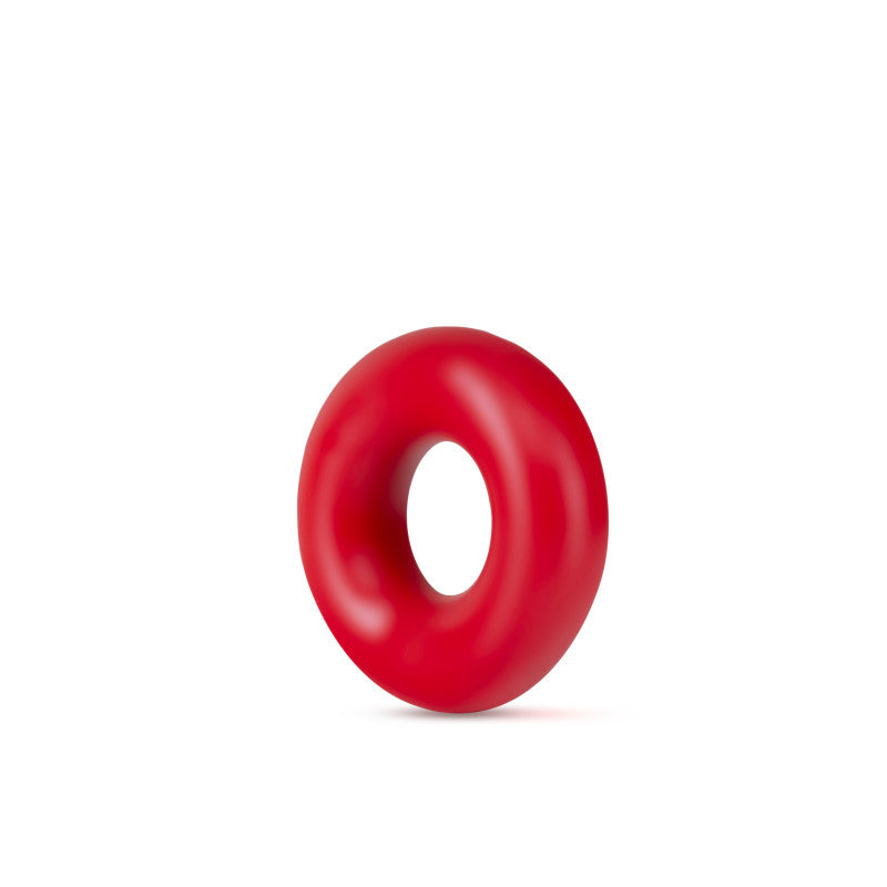 Stay Hard - Donut Rings Oversized - Red Large Cock Rings - Set of 2 Blush Novelties