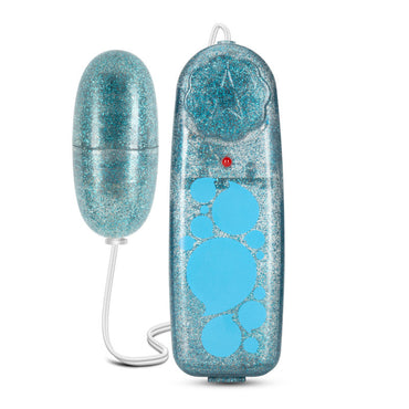 B Yours Glitter Power Bullet - Blue - Glitter Blue 5.5 cm Bullet Blush Novelties
