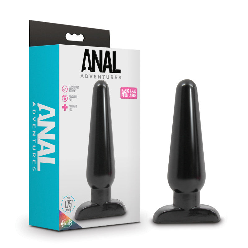 Anal Adventures Basic Large Anal Plug - Club X