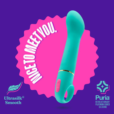 Aria Flirty AF - Teal 16.5 cm Vibrator Blush Novelties