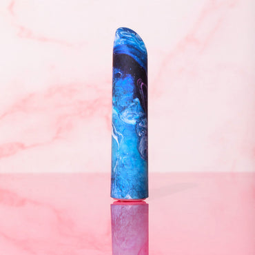 Limited Addiction Mesmerize - Power Vibe - Azure Blue 10.2 cm USB Rechargeable Bullet Blush Novelties