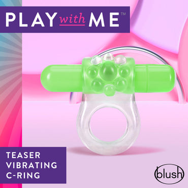 Play With Me Teaser Vibrating C-Ring - G - Blush Novelties