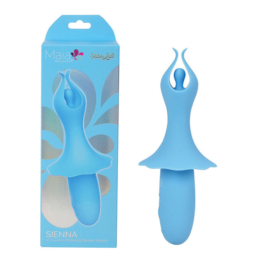 Maia SIENNA - Blue - Blue 15.2 cm USB Rechargeable Fluttering Bullet Maia Toys