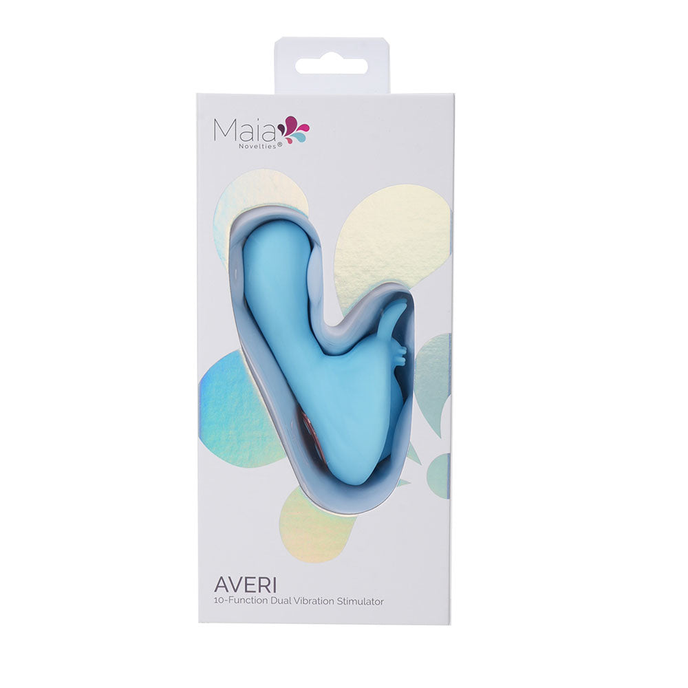 Maia AVERI - Blue - Blue USB Rechargeable Vibrator Maia Toys