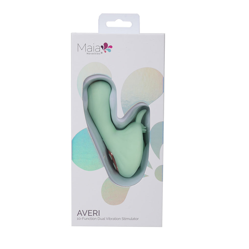 Maia AVERI - Green - Green USB Rechargeable Vibrator Maia Toys