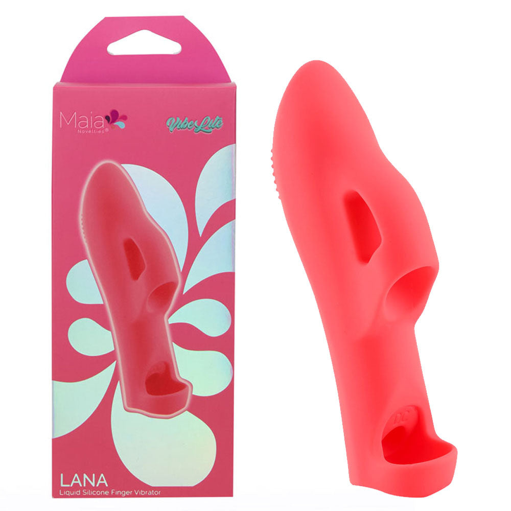 Maia LANA - Red - Red USB Rechargeable Finger Stimulator Maia Toys