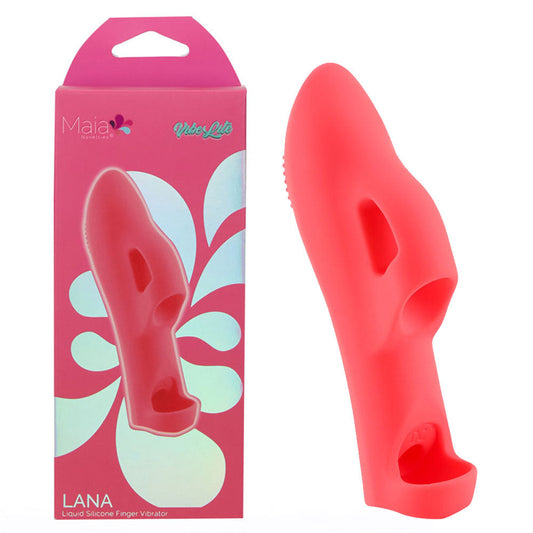 Maia LANA - Red - Red USB Rechargeable Finger Stimulator Maia Toys