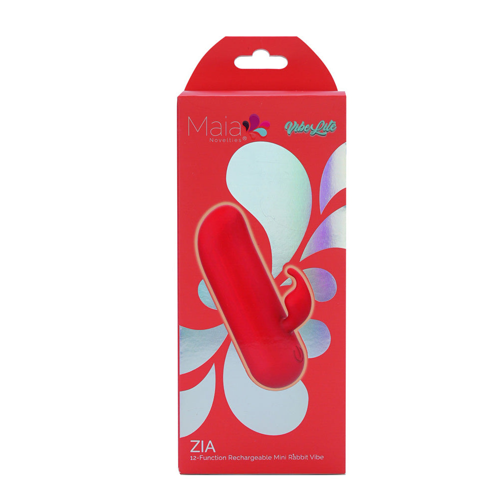 Maia ZIA - Red 7.6 cm USB Rechargeable Mini Bullet Rabbit Maia Toys