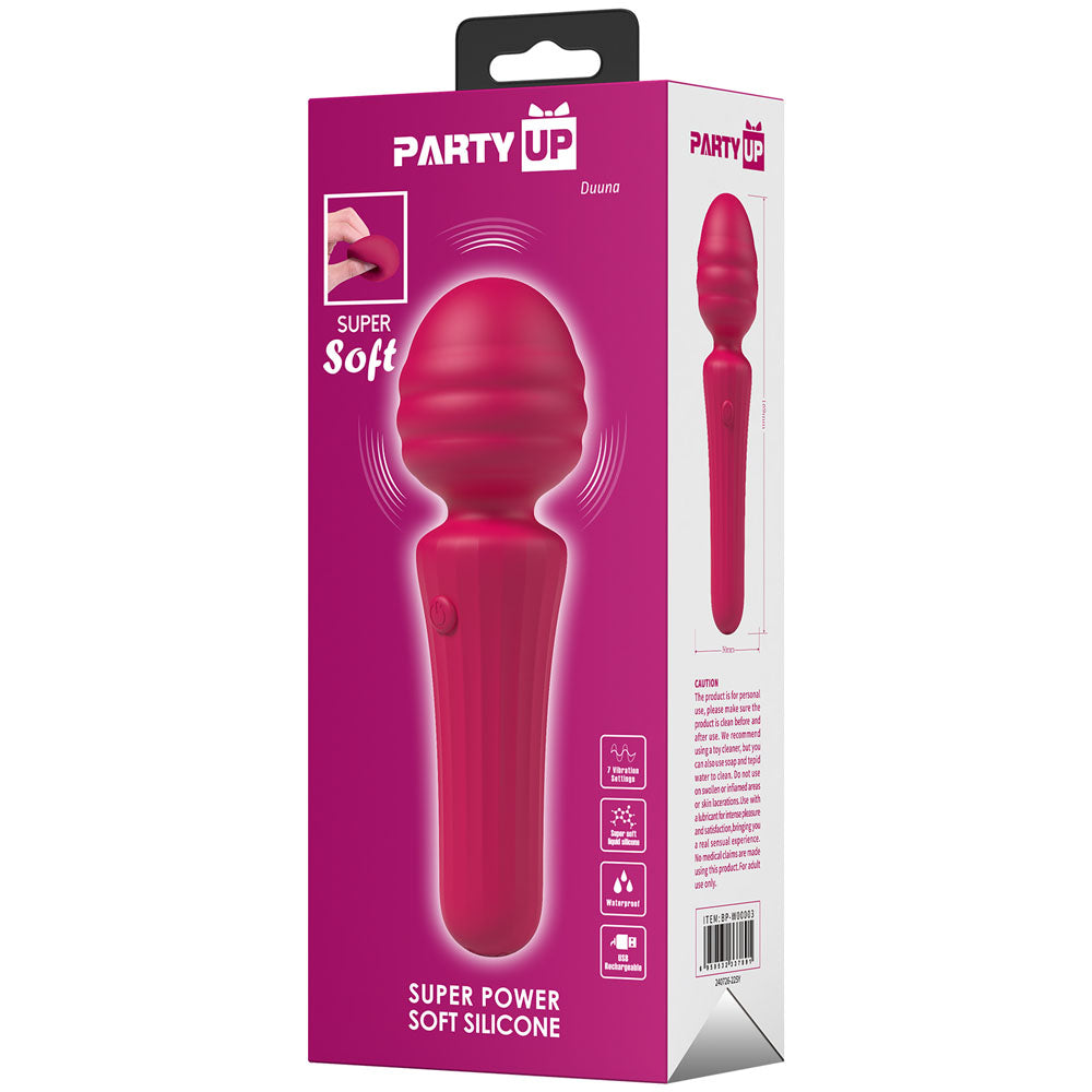 Party Up DUUNA - Pink - Pink 16.9 cm USB Rechargeable Massage Wand Party Up