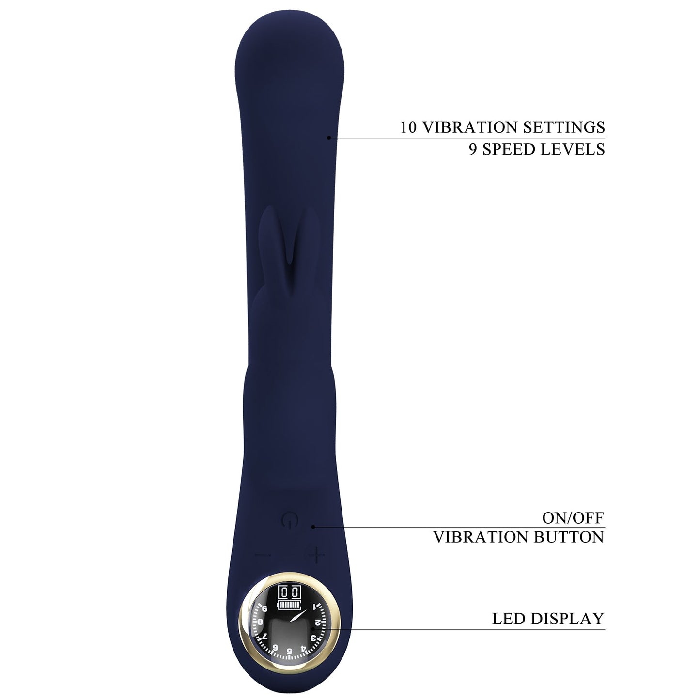 Pretty Love Lamar Rabbit Vibrator - Club X