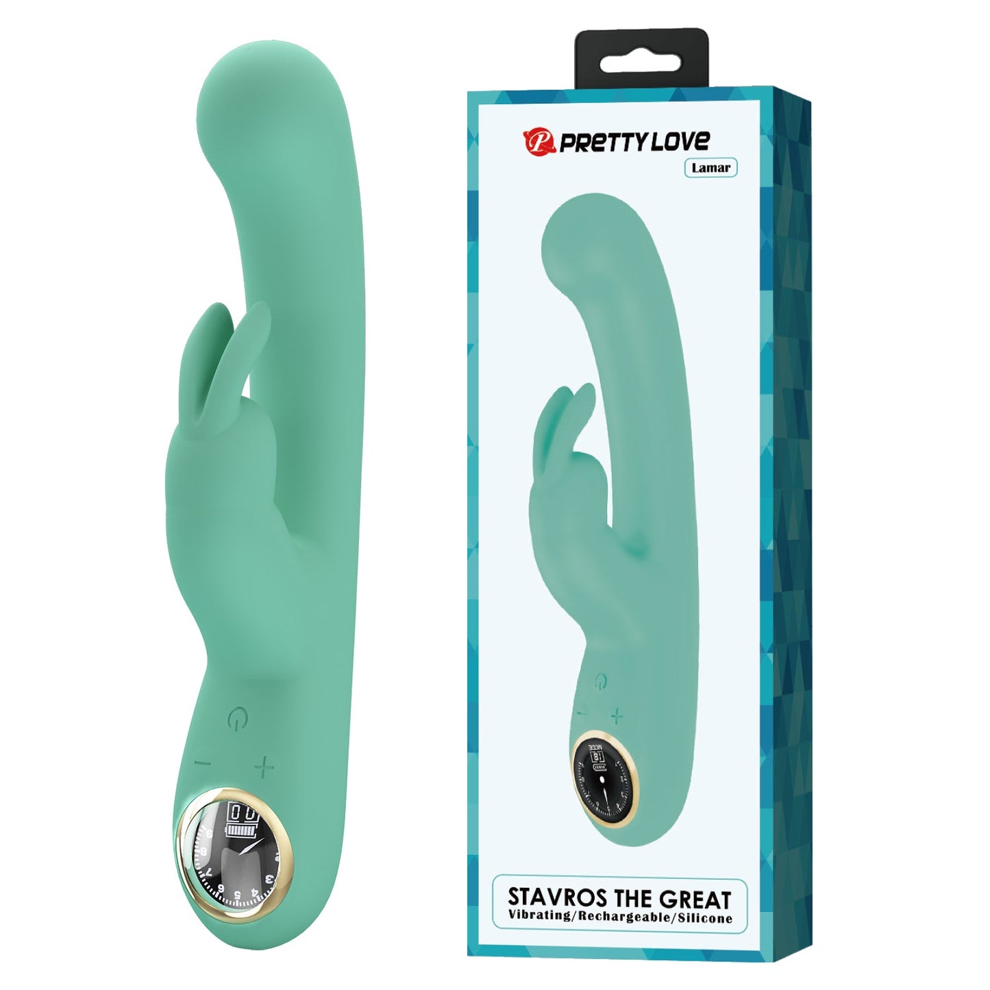 Pretty Love Lamar Rabbit Vibrator - Club X