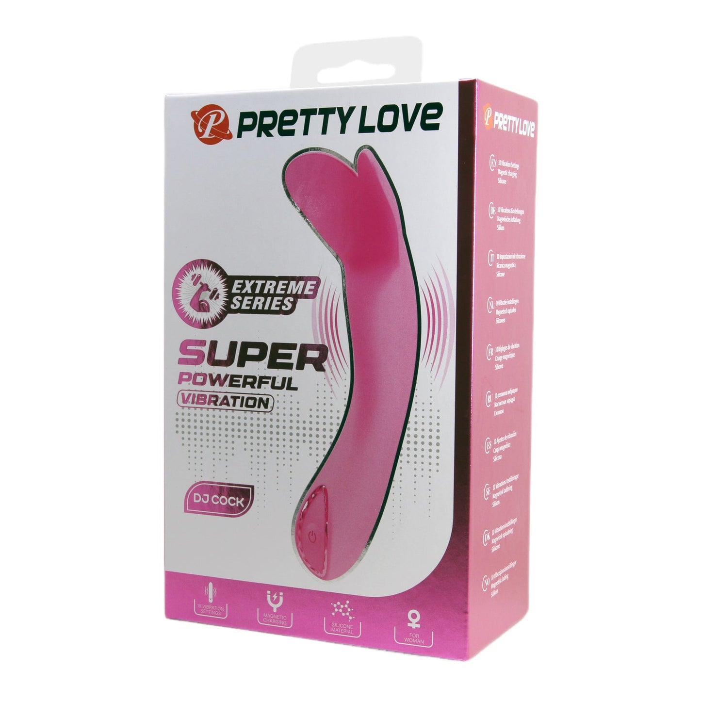 Pretty Love Extreme Series DJ Cock G-Spot Vibrator - Club X