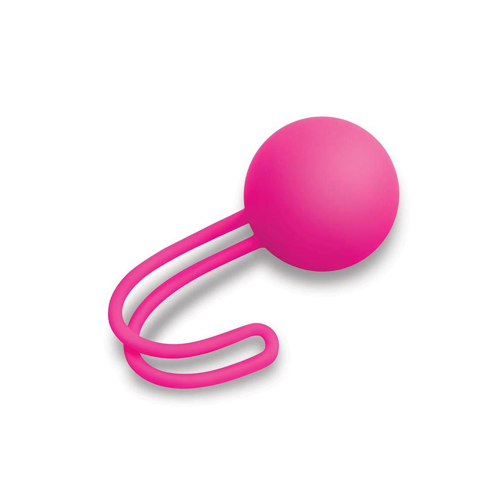 Bodywand Squeeze Single Ball Kegel Toner - Pink Kegel Ball - 37 grams Bodywand