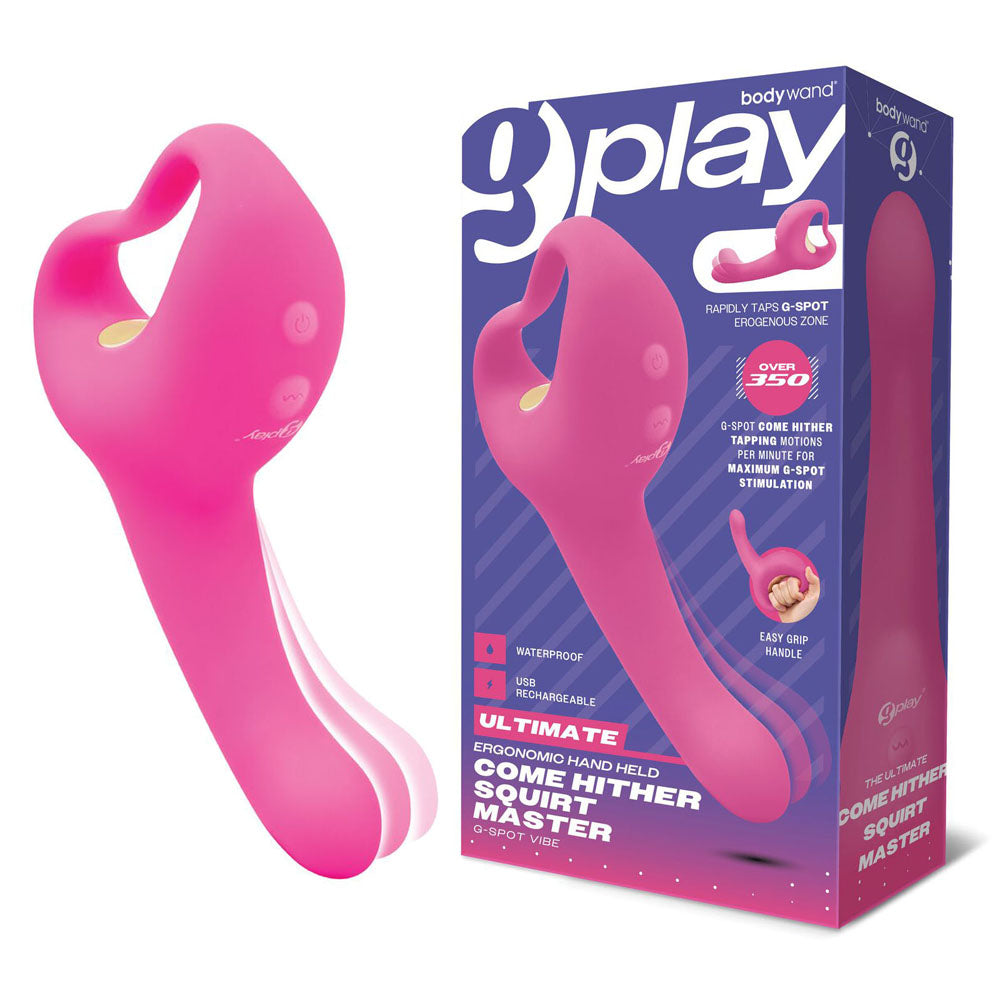 Bodywand G-Play Ultimate Come Hither Squirt Master - Pink 19 cm USB Rechargeable Vibrator Pink - Club X