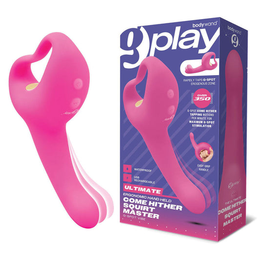 Bodywand G-Play Ultimate Come Hither Squirt Master - Pink 19 cm USB Rechargeable Vibrator Bodywand