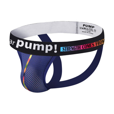 CLUB JOX PUMP PRIDE MP294 BLUE JOCKSTRAP - Club X