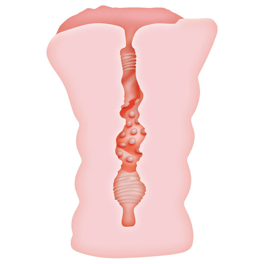 Adam & Eve JUICY LUCY - Flesh Self Lubricating Vagina Stroker Adam & Eve