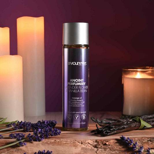 Evolved ANOINT PERFUMERY - Lavender Flower & Vanilla Bean - Lavender Flower & Vanilla Bean Massage Oil - 120 ml Bottle Default Title - Club X
