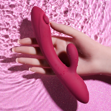 Evolved JAMMIN' G - Burgundy 20.1 cm USB Rechargeable Rabbit Vibrator Evolved