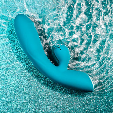 Evolved FIERCE FLICKER - Blue 19.5 cm USB Rechargeable Rabbit Flicker Vibrator Evolved