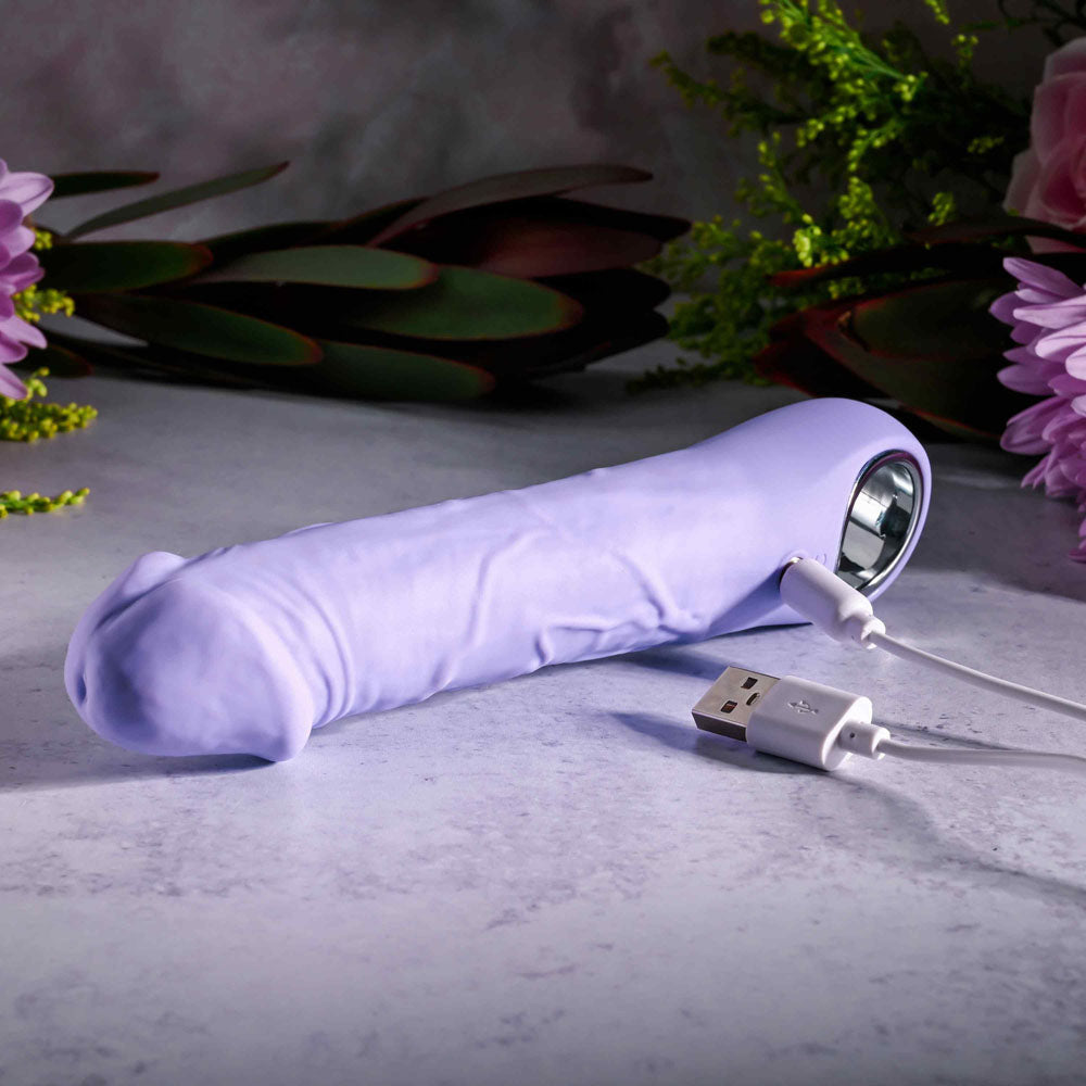 Evolved PURPLE FANTASY - Purple 18.4 cm USB Rechargeable Vibrator Evolved