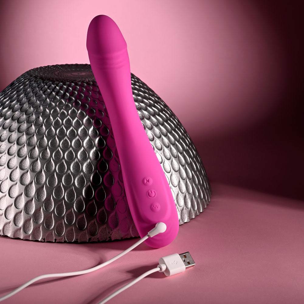 Evolved SUGAR RUSH - Pink 21.6 cm USB Rechargeable Vibrator Evolved