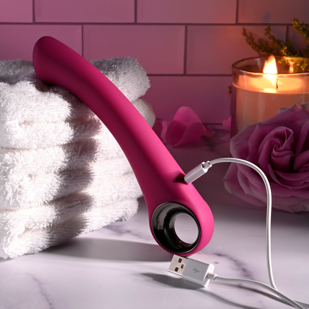 Evolved PLEASURE CURVE - Pink 19 cm USB Rechargeable Vibrator Evolved