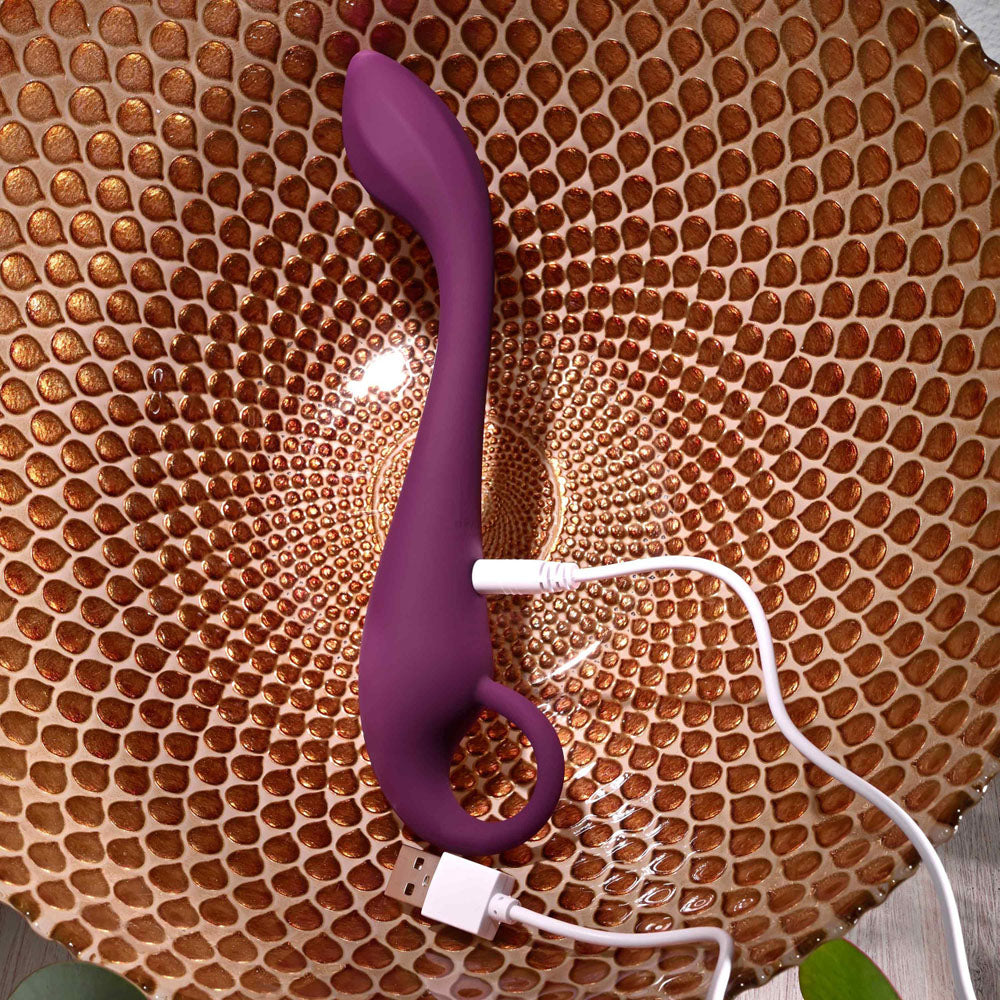 Evolved LOCHNESS G - Purple 19 cm USB Rechargeable Vibrator Evolved