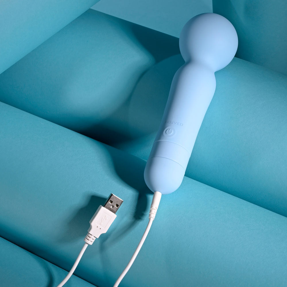 Evolved IRIS - Blue 18.3 cm USB Rechargeable Massage Wand Evolved