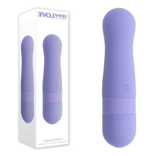 Evolved SQUISHY BULLET - Purple 11 cm USB Rechargeable Bullet Evolved