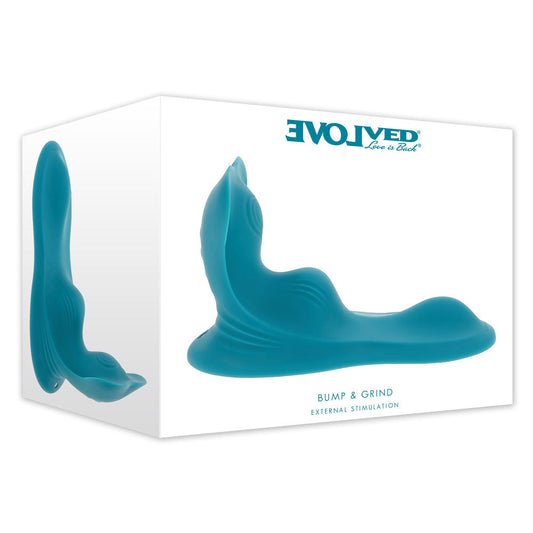 Evolved BUMP & GRIND - Blue USB Rechargeable Vibrating Grinder Pad Evolved