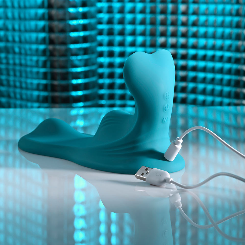 Evolved BUMP & GRIND - Blue USB Rechargeable Vibrating Grinder Pad Evolved